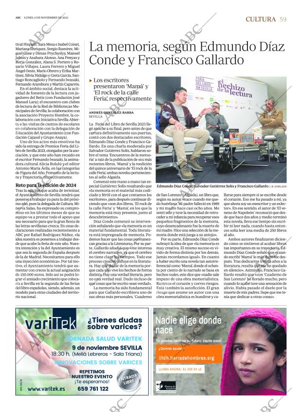 ABC SEVILLA 06-11-2023 página 59