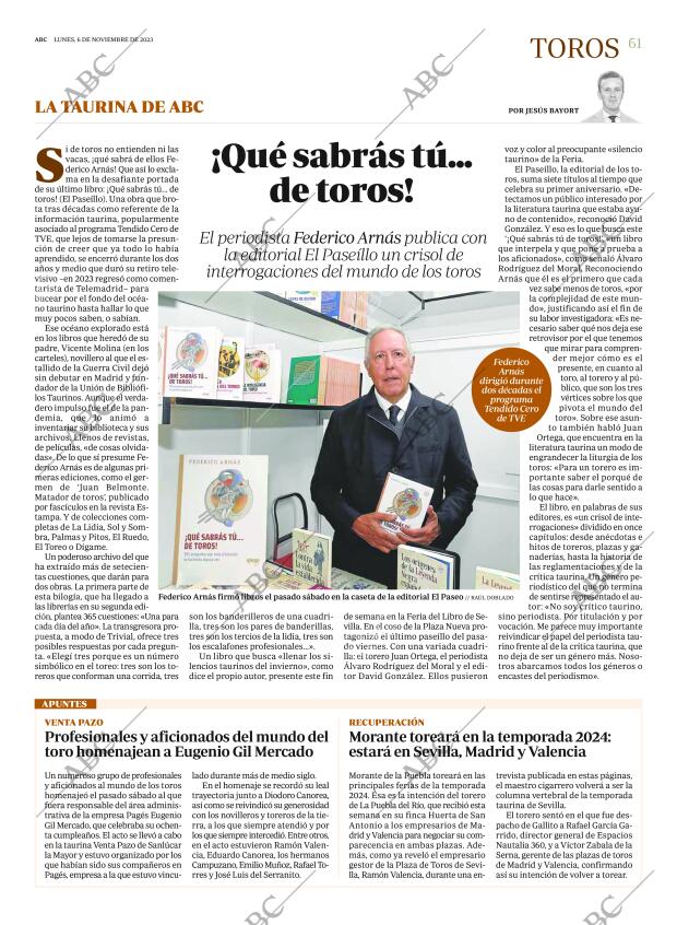 ABC SEVILLA 06-11-2023 página 61