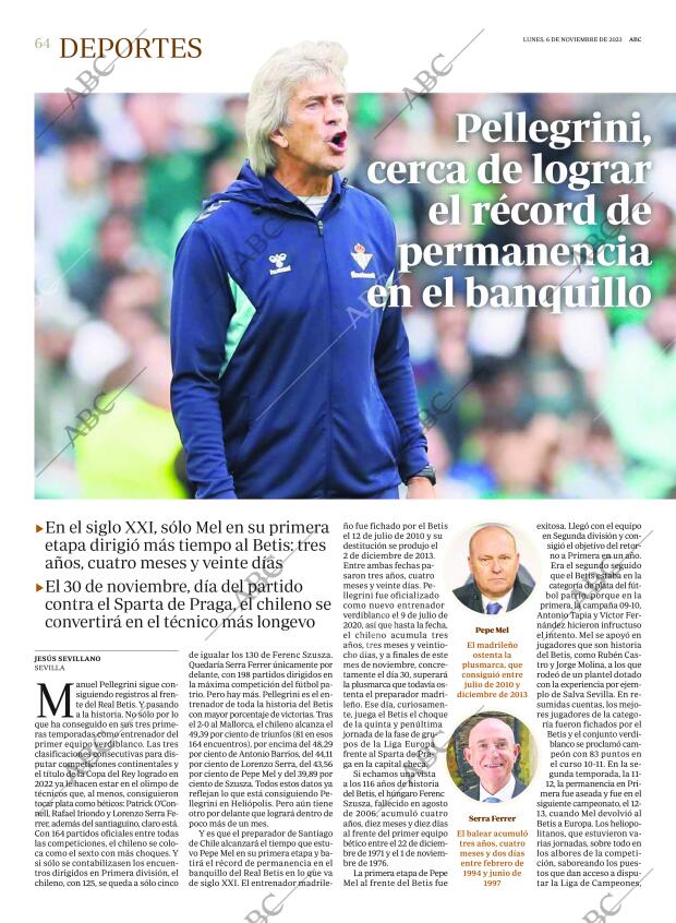 ABC SEVILLA 06-11-2023 página 64