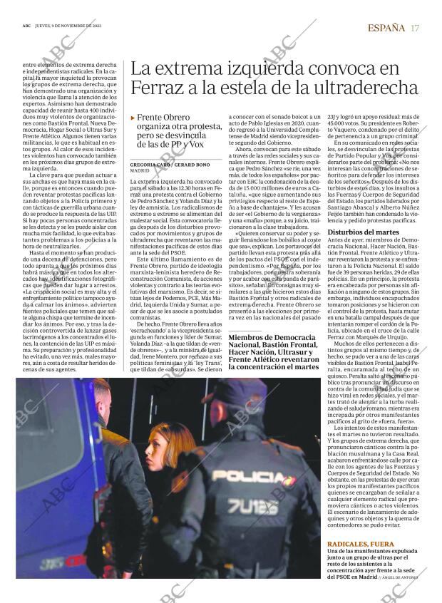 ABC MADRID 09-11-2023 página 17