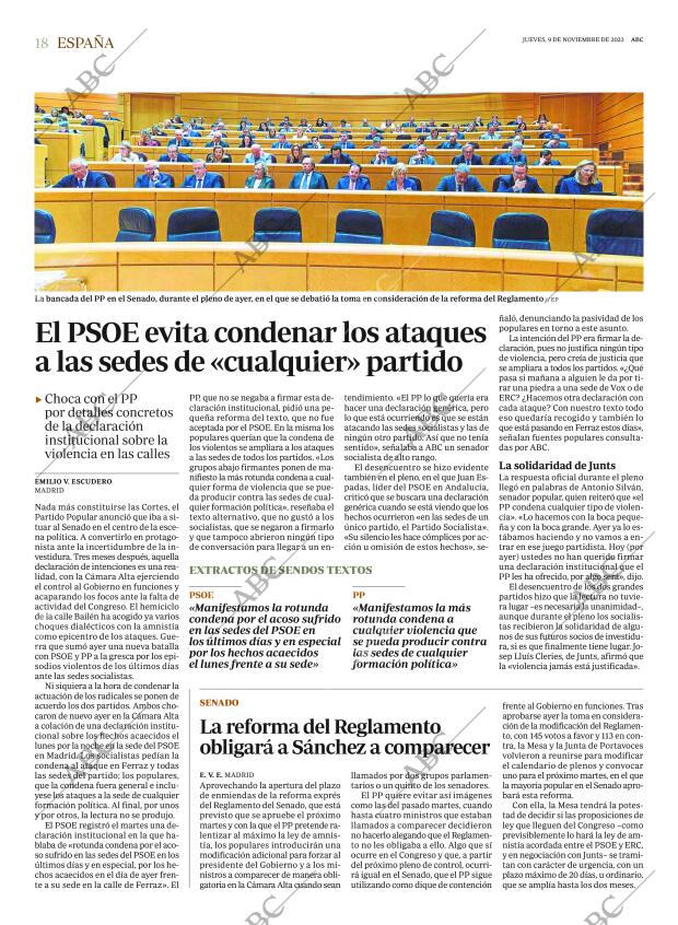 ABC MADRID 09-11-2023 página 18
