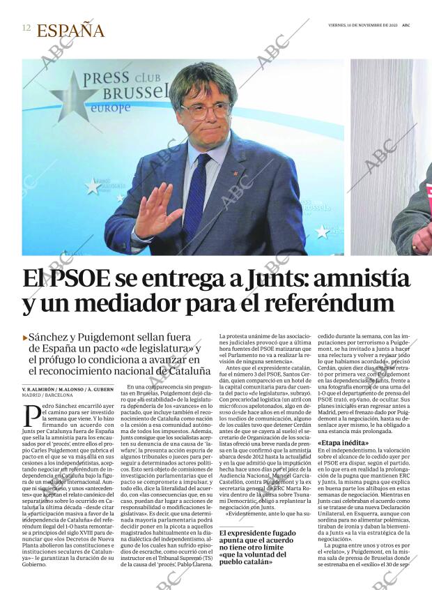 ABC MADRID 10-11-2023 página 12