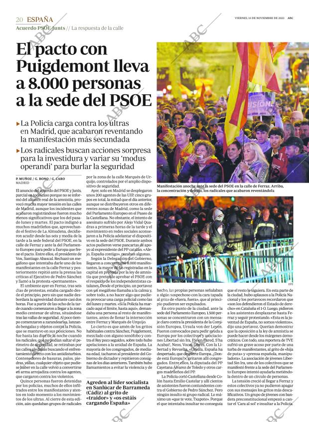 ABC MADRID 10-11-2023 página 20