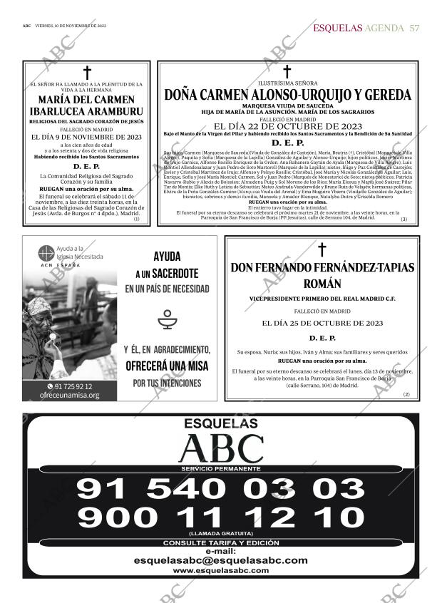 ABC MADRID 10-11-2023 página 57