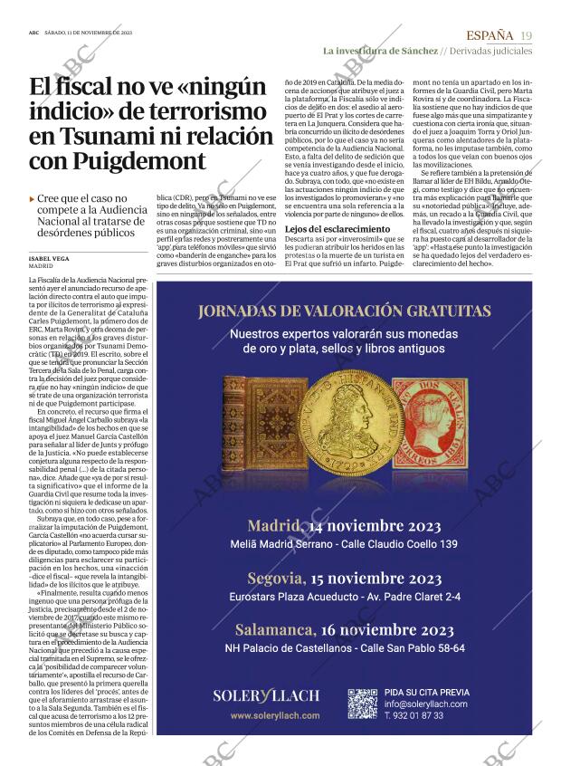 ABC MADRID 11-11-2023 página 19