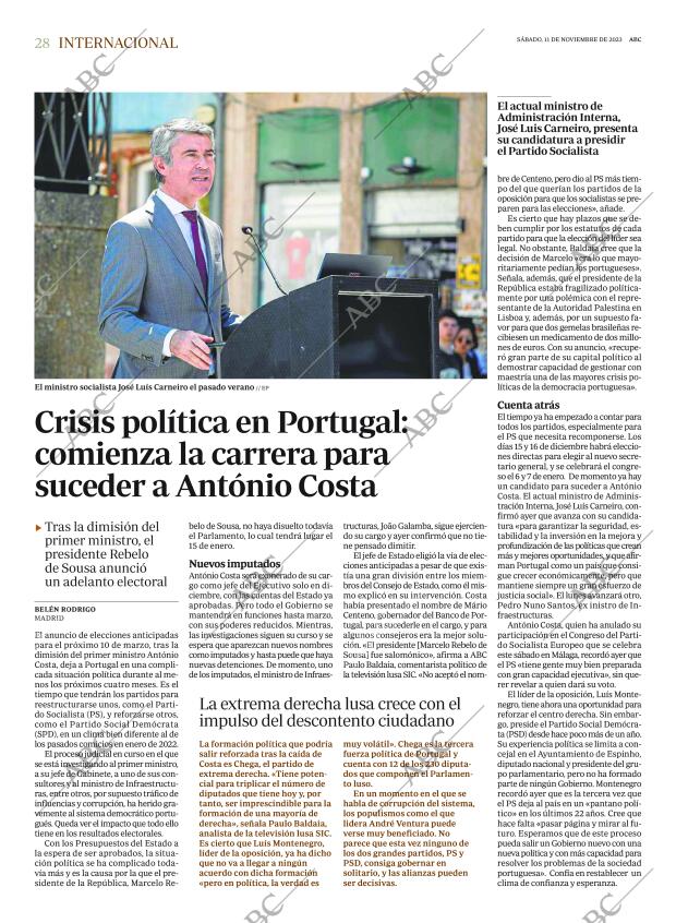 ABC MADRID 11-11-2023 página 28