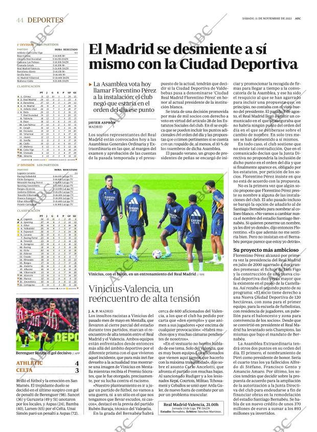 ABC MADRID 11-11-2023 página 44