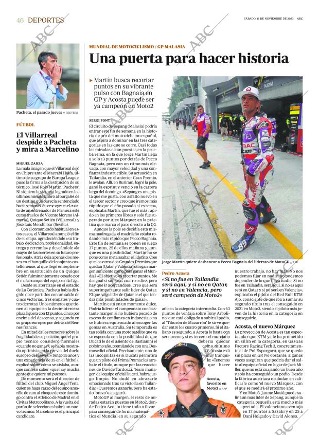 ABC MADRID 11-11-2023 página 46
