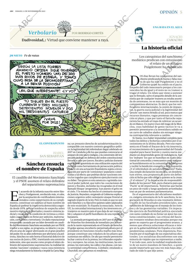 ABC MADRID 11-11-2023 página 5