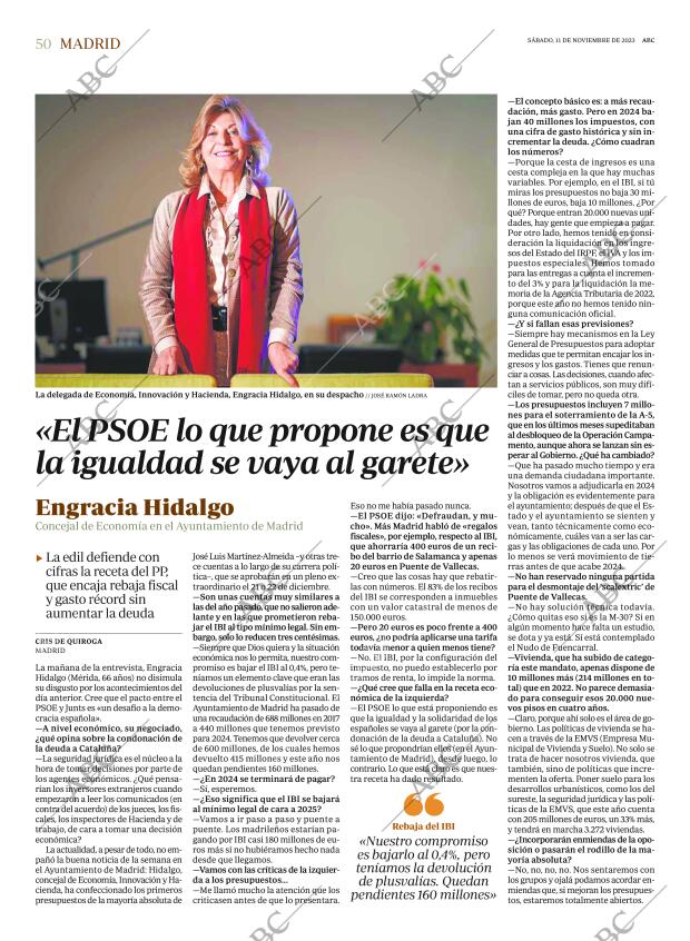ABC MADRID 11-11-2023 página 50