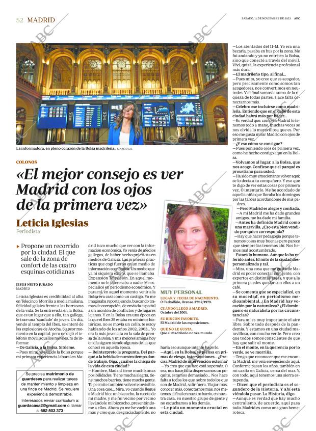 ABC MADRID 11-11-2023 página 52