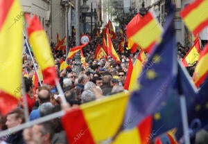 Manifestación organizada por el PP contra la amnistía de Pedro Sánchez en la...
