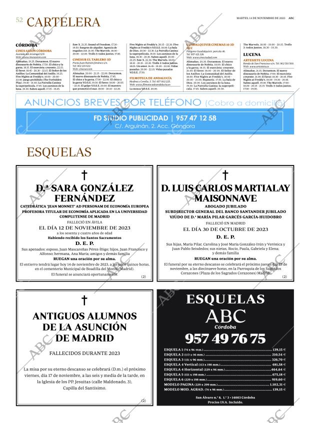 ABC CORDOBA 14-11-2023 página 52