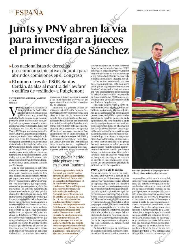 ABC MADRID 18-11-2023 página 14