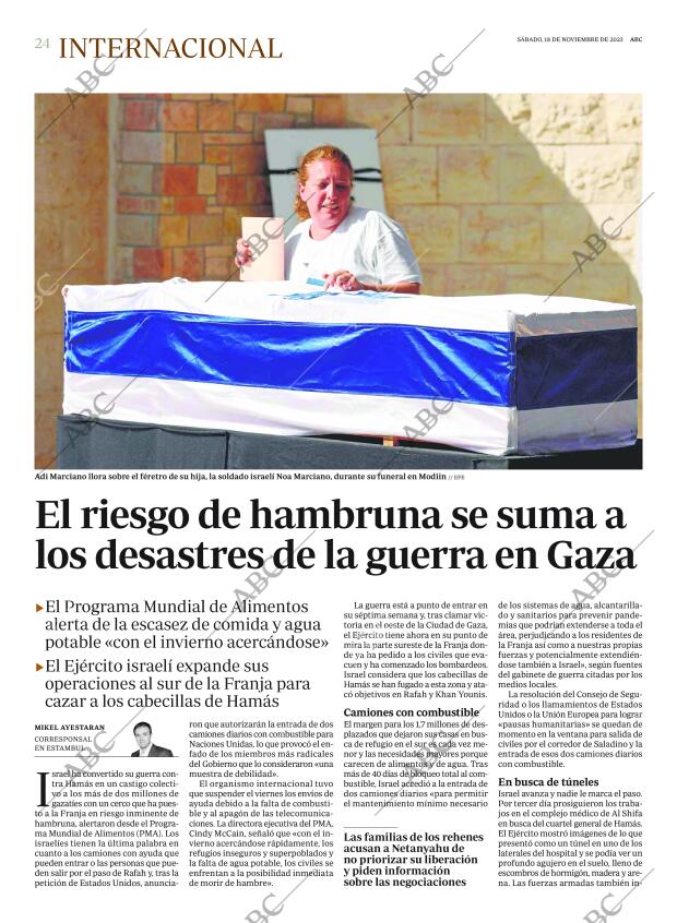 ABC MADRID 18-11-2023 página 24