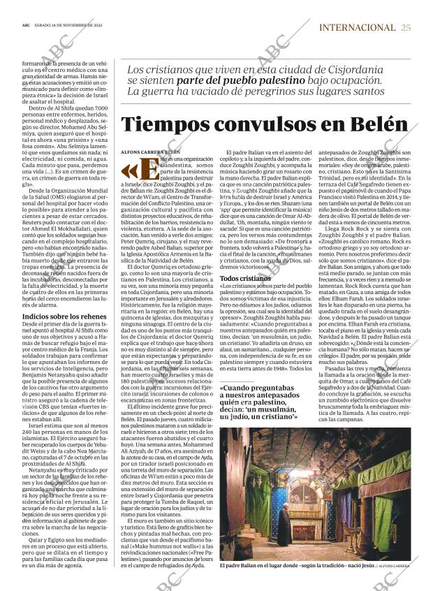 ABC MADRID 18-11-2023 página 25