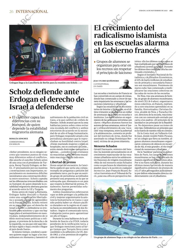 ABC MADRID 18-11-2023 página 26