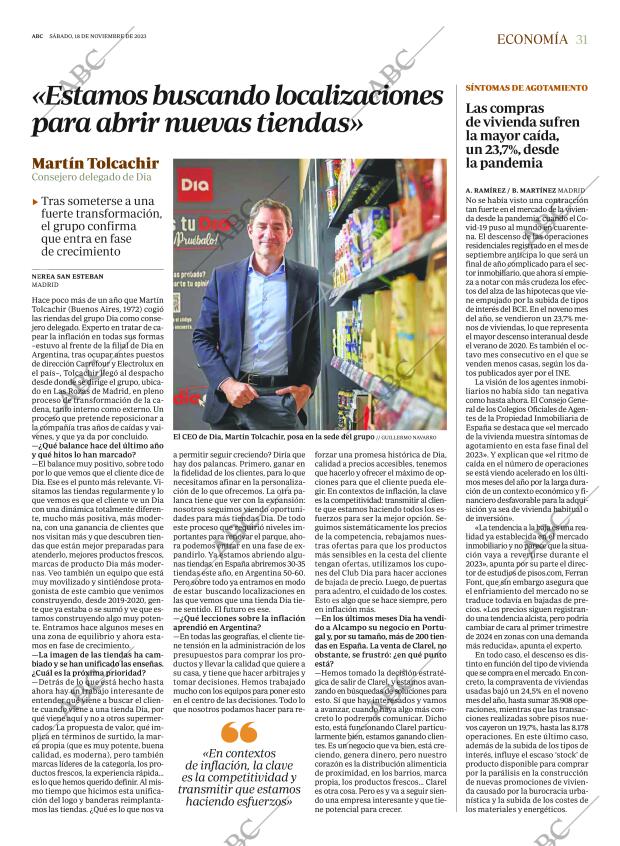 ABC MADRID 18-11-2023 página 31