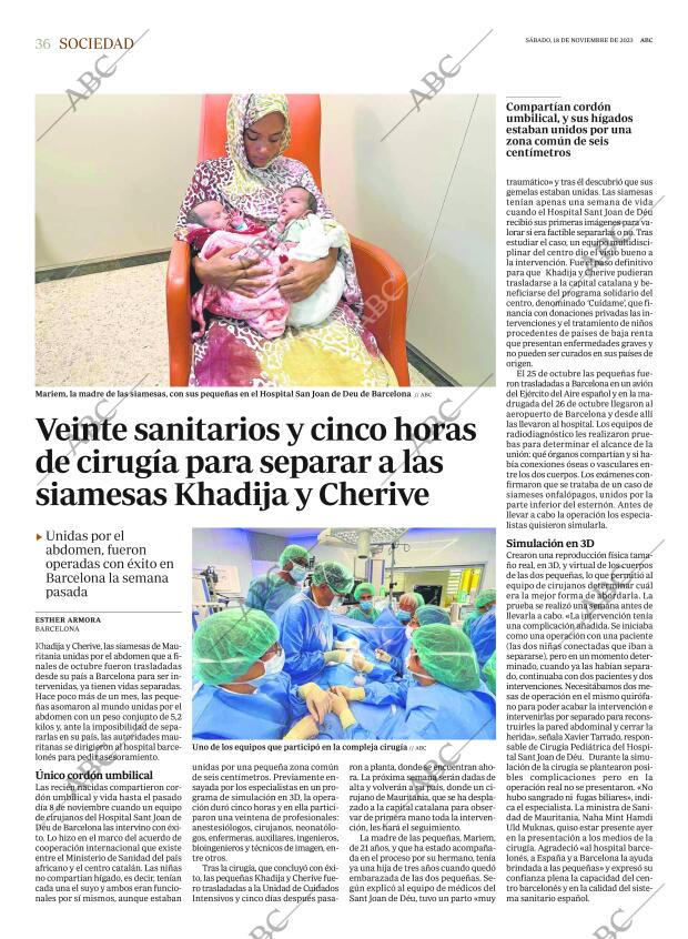 ABC MADRID 18-11-2023 página 36