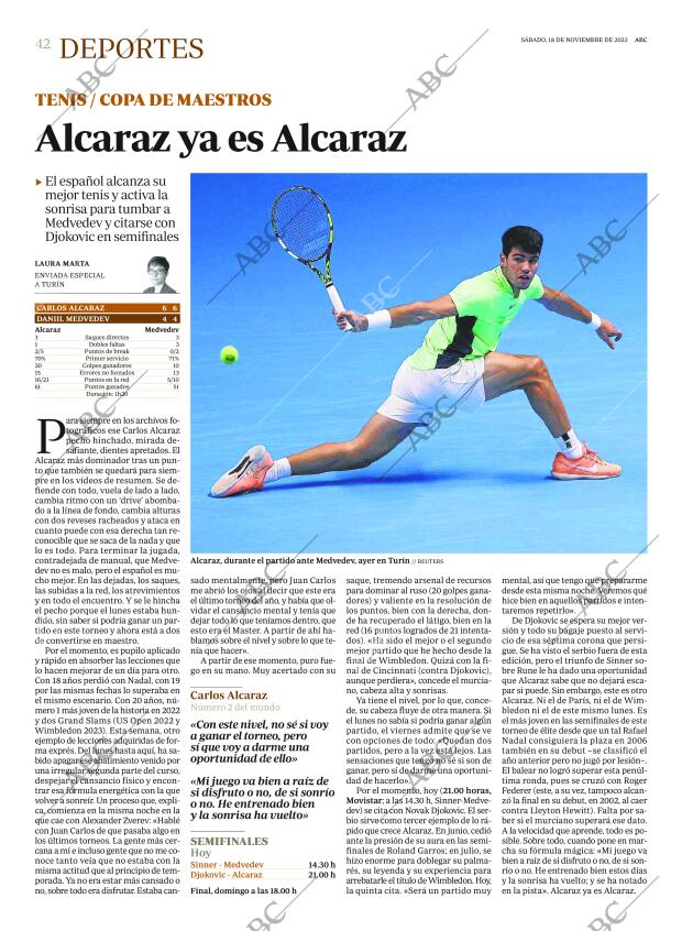 ABC MADRID 18-11-2023 página 42