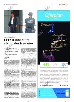 ABC MADRID 18-11-2023 página 43