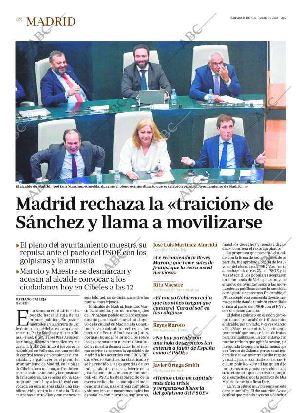 ABC MADRID 18-11-2023 página 48