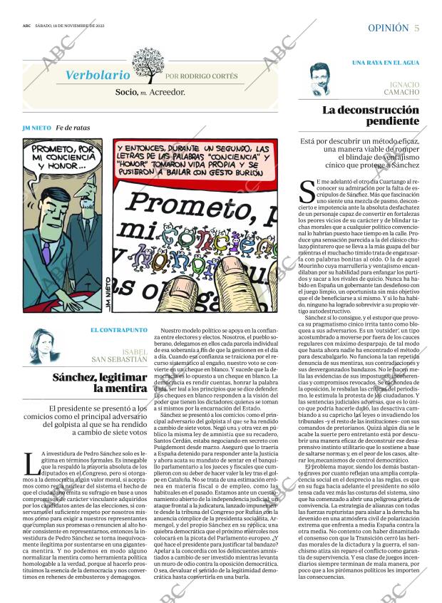 ABC MADRID 18-11-2023 página 5