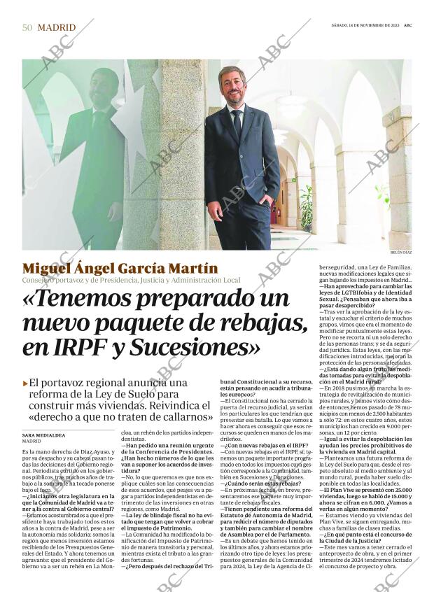 ABC MADRID 18-11-2023 página 50