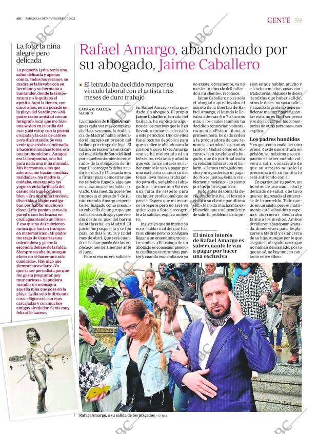 ABC MADRID 18-11-2023 página 59
