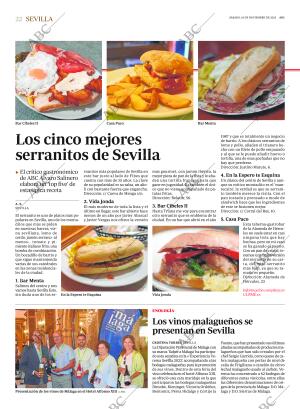 ABC SEVILLA 18-11-2023 página 22