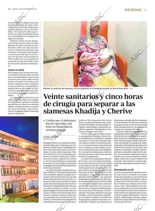 ABC SEVILLA 18-11-2023 página 49