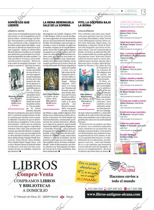 CULTURAL MADRID 18-11-2023 página 13