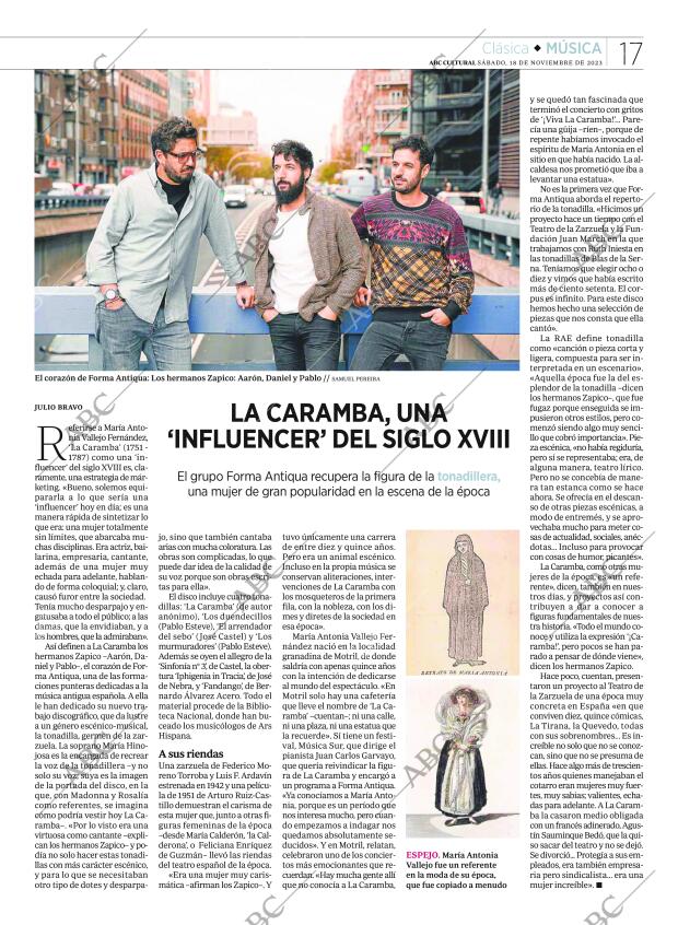 CULTURAL MADRID 18-11-2023 página 17