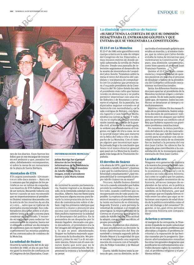 ABC MADRID 19-11-2023 página 19