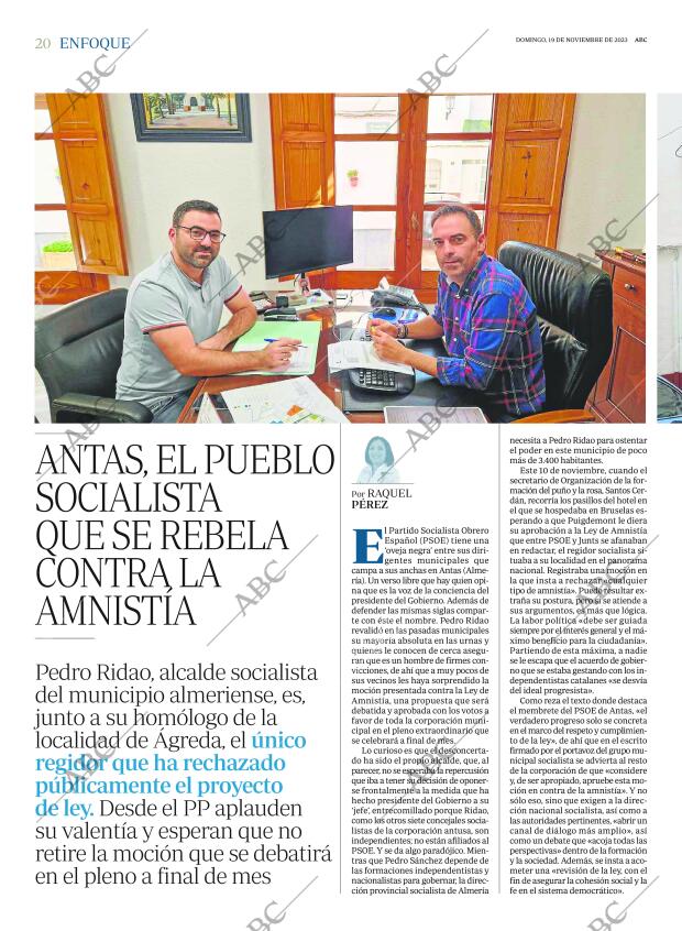 ABC MADRID 19-11-2023 página 20