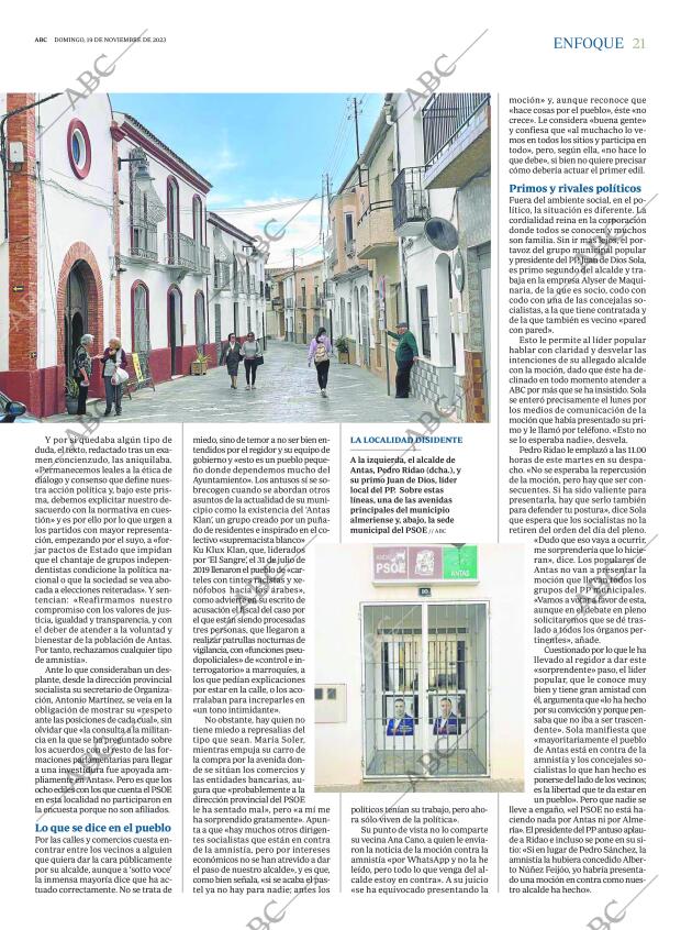 ABC MADRID 19-11-2023 página 21