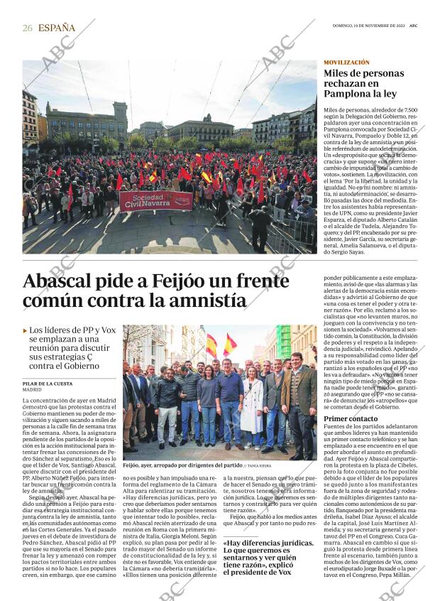 ABC MADRID 19-11-2023 página 26