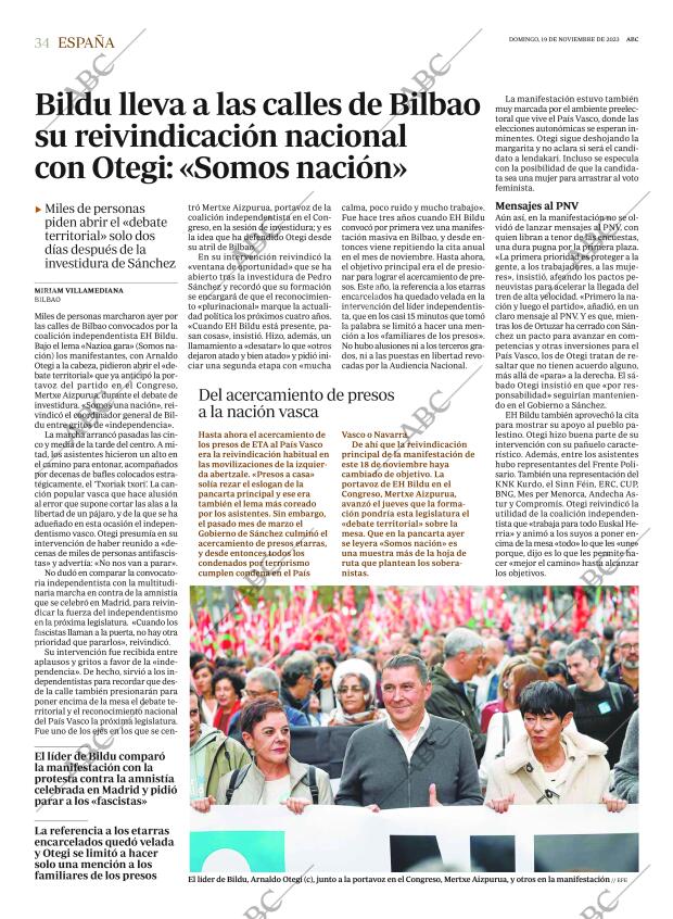 ABC MADRID 19-11-2023 página 34