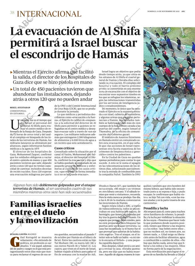 ABC MADRID 19-11-2023 página 38