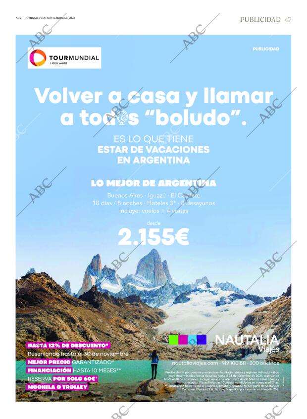 ABC MADRID 19-11-2023 página 47