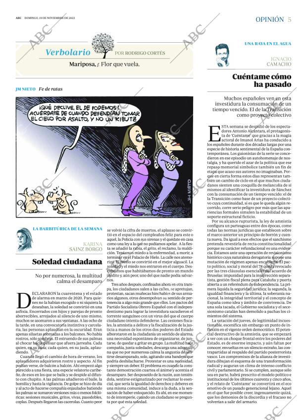 ABC MADRID 19-11-2023 página 5