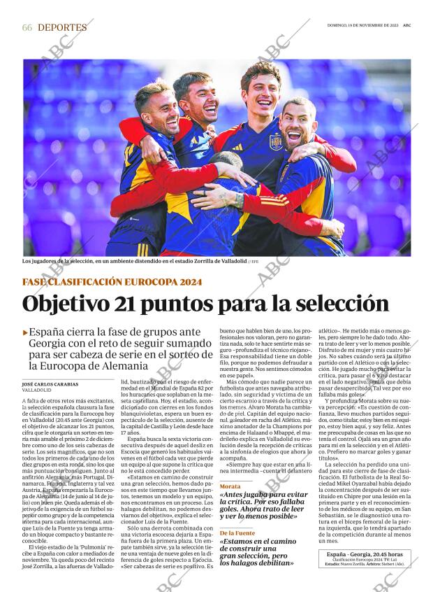 ABC MADRID 19-11-2023 página 66