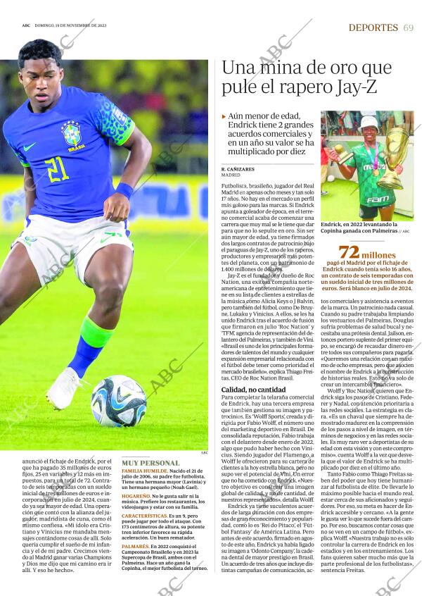 ABC MADRID 19-11-2023 página 69