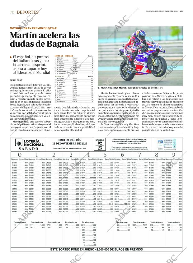 ABC MADRID 19-11-2023 página 70