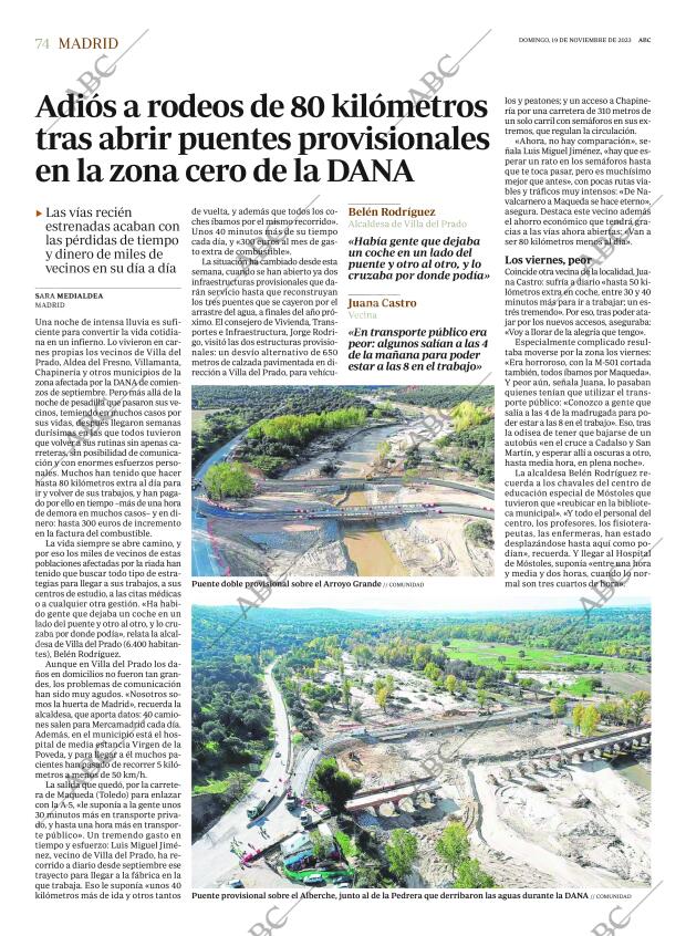 ABC MADRID 19-11-2023 página 74