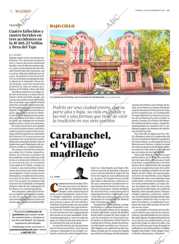 ABC MADRID 19-11-2023 página 76