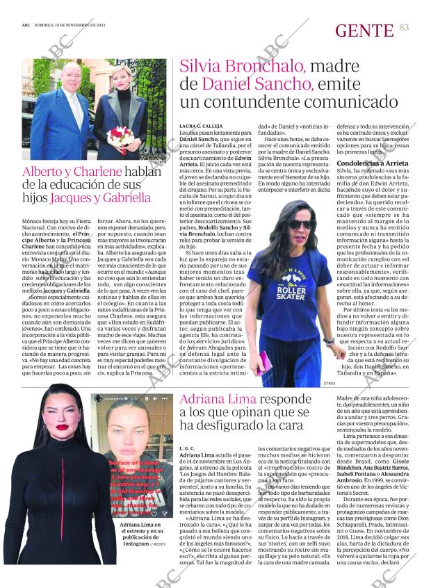 ABC MADRID 19-11-2023 página 83