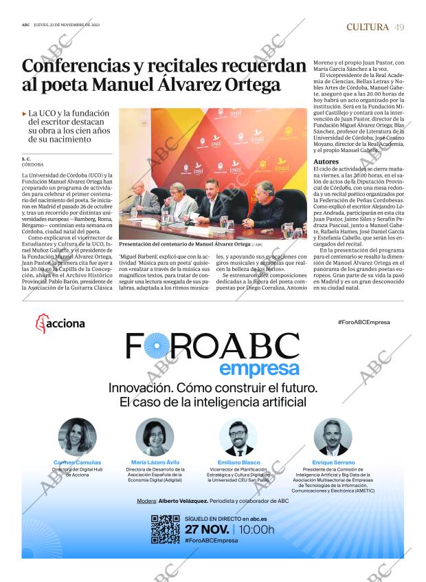 ABC CORDOBA 23-11-2023 página 49