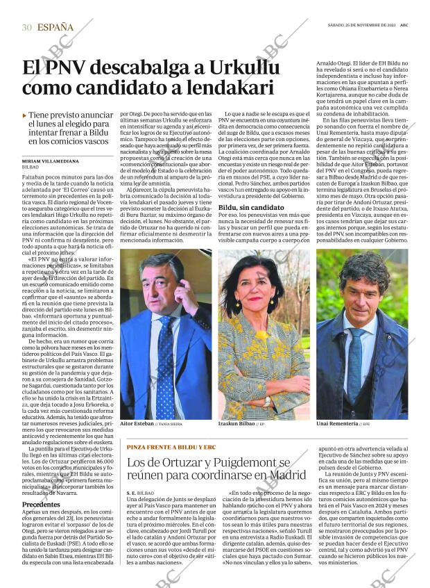 ABC CORDOBA 25-11-2023 página 30