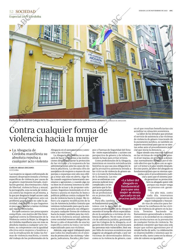 ABC CORDOBA 25-11-2023 página 52